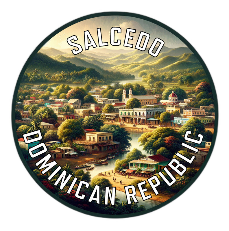 Salcedo Dominican Republic Souvenir Die Cut Flat Magnet 2-Inch