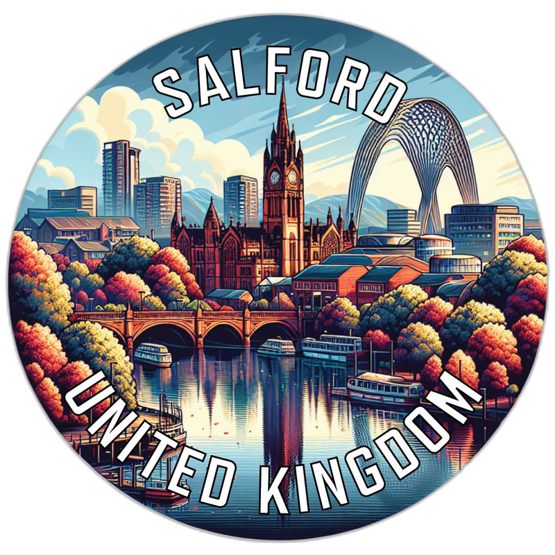 Salford United Kingdom Souvenir Vinyl Decal Sticker 2-Inch
