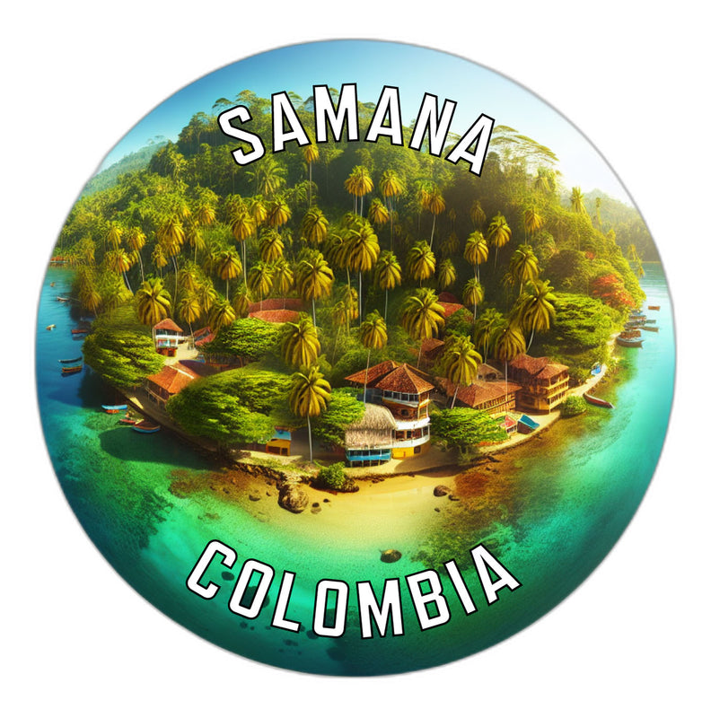 Samana Colombia Souvenir Vinyl Decal Sticker 6-Inch
