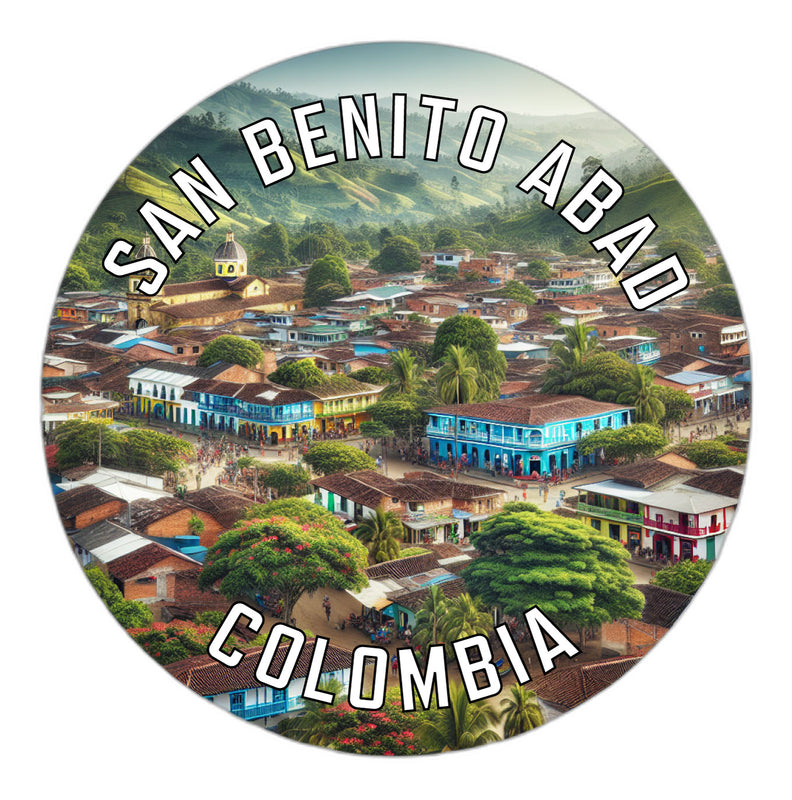 San Benito Abad Colombia Souvenir Vinyl Decal Sticker 6-Inch