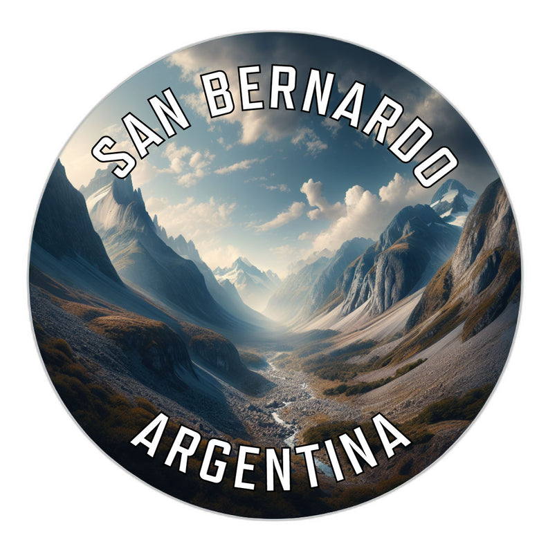San Bernardo Argentina Souvenir Die Cut Flat Magnet 2-Inch