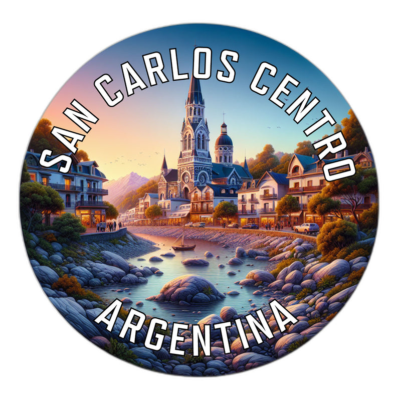 San Carlos Centro Argentina Souvenir Die Cut Flat Magnet 2-Inch