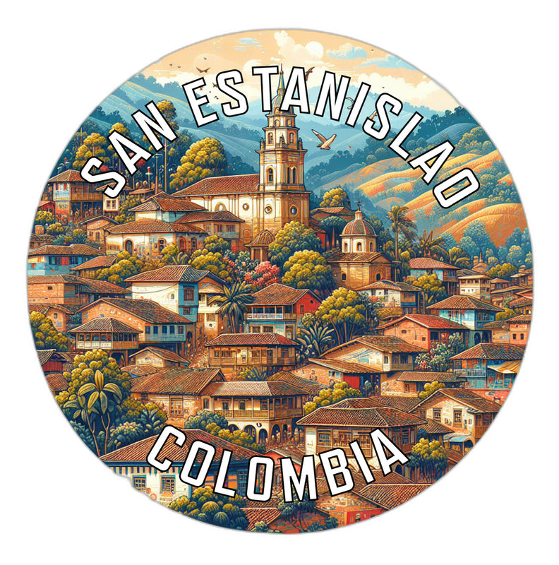 San Estanislao Colombia Souvenir Vinyl Decal Sticker 4-Inch