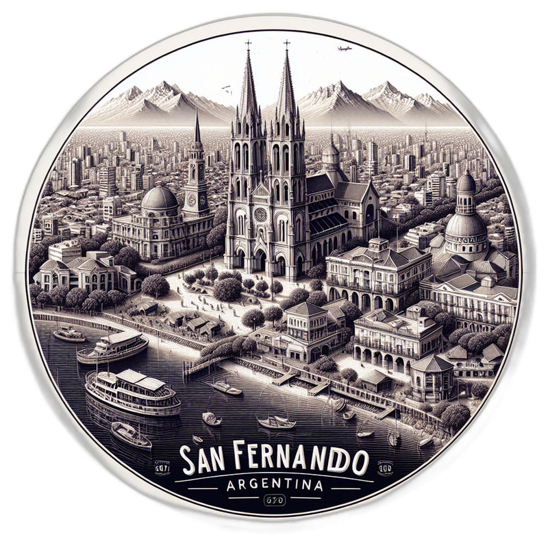 San Fernando Argentina_updated Souvenir Vinyl Decal Sticker 3-Inch