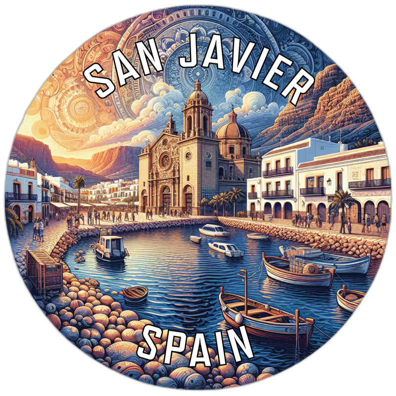 San Javier Spain Souvenir Vinyl Decal Sticker 6-Inch