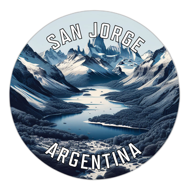 San Jorge Argentina Souvenir Die Cut Flat Magnet 2-Inch
