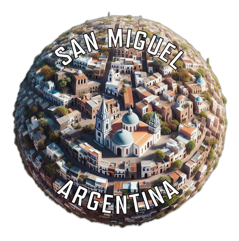 San Miguel Argentina Souvenir Die Cut Flat Magnet 6-Inch