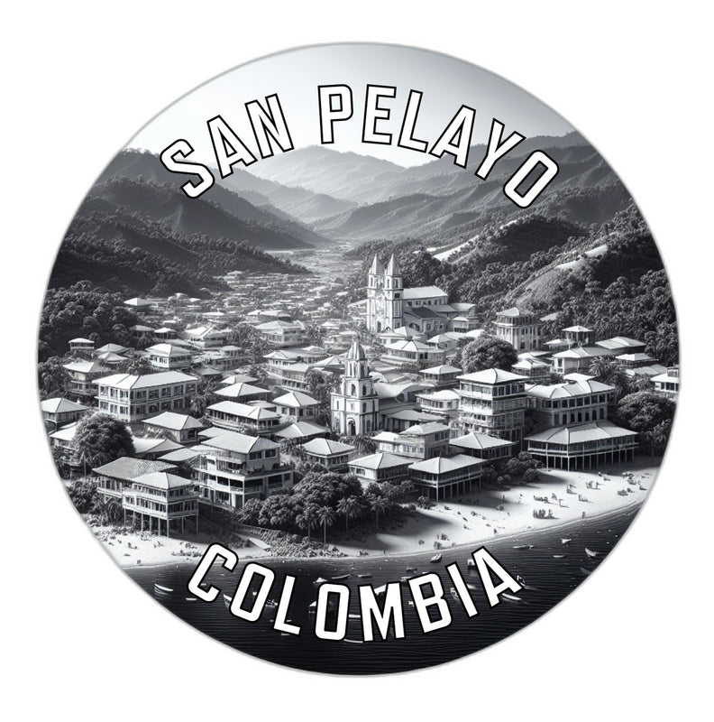 San Pelayo Colombia Souvenir Die Cut Flat Magnet 2-Inch