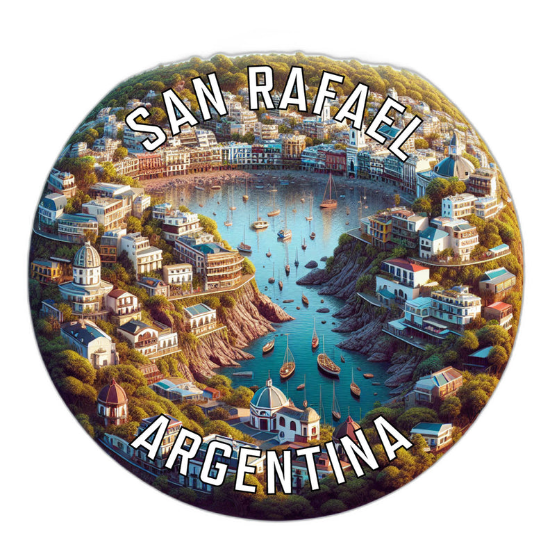 San Rafael Argentina Souvenir Die Cut Flat Magnet 6-Inch