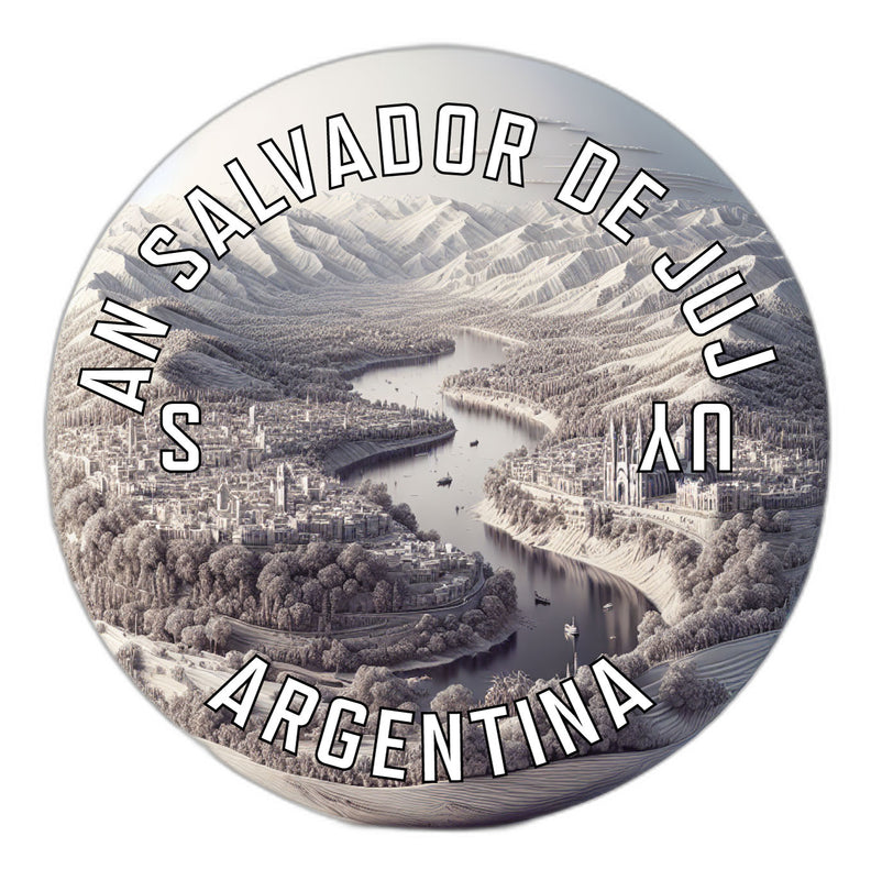 San Salvador de Jujuy Argentina Souvenir Die Cut Flat Magnet 2-Inch