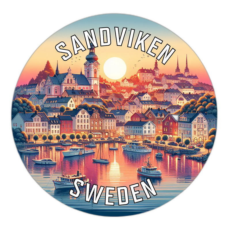 Sandviken Sweden Souvenir Vinyl Decal Sticker 4-Inch