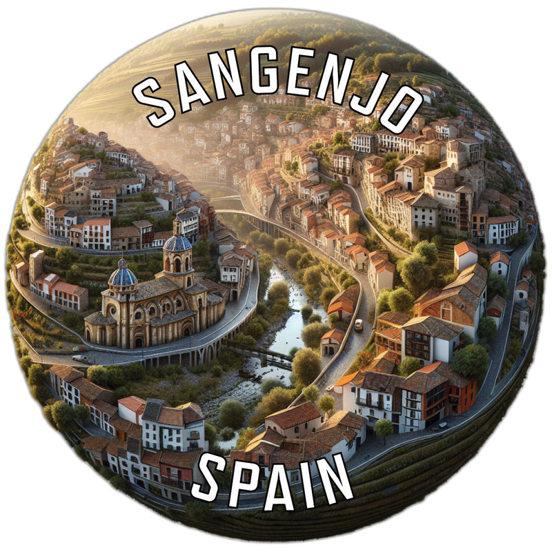 Sangenjo Spain Souvenir Vinyl Decal Sticker 4-Inch