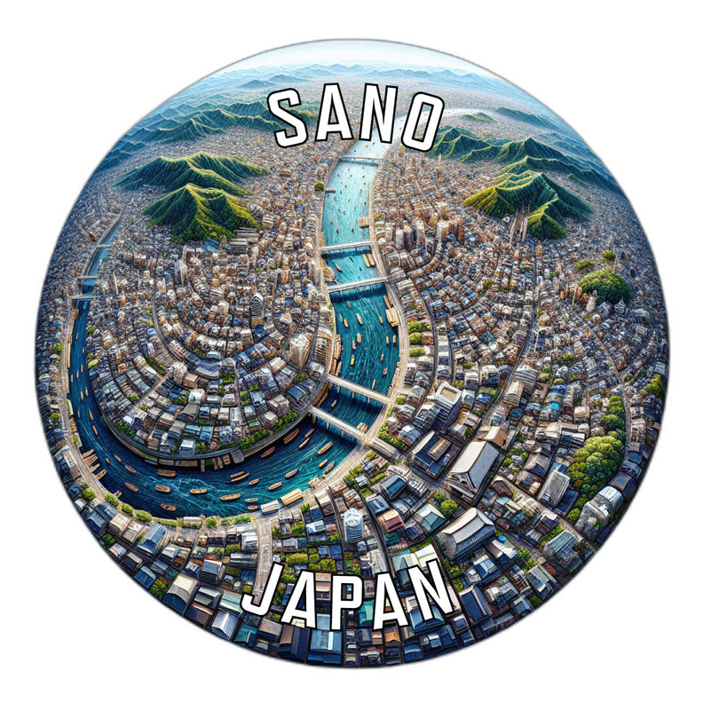 Sano Japan Souvenir Vinyl Decal Sticker 6-Inch