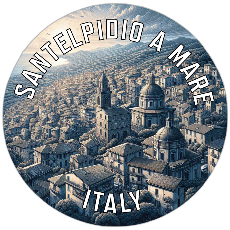 SantElpidio a Mare Souvenir Die Cut Flat Magnet 6-Inch