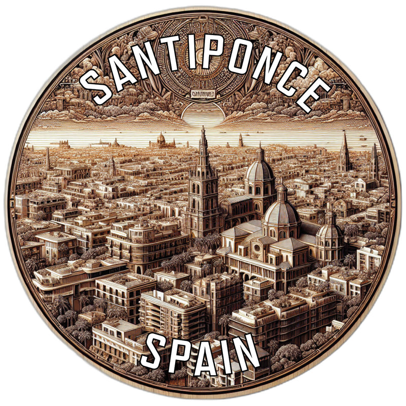 Santiponce Spain Souvenir Vinyl Decal Sticker 3-Inch