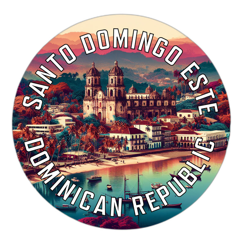 Santo Domingo Este Dominican Republic Souvenir Die Cut Flat Magnet 6-Inch