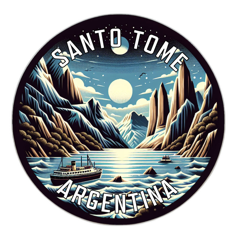 Santo Tome Argentina Souvenir Die Cut Flat Magnet 3-Inch