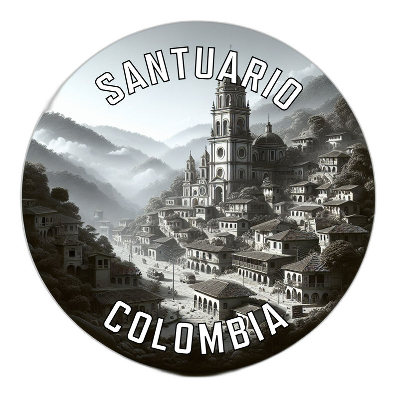 Santuario Colombia Souvenir Die Cut Flat Magnet 6-Inch