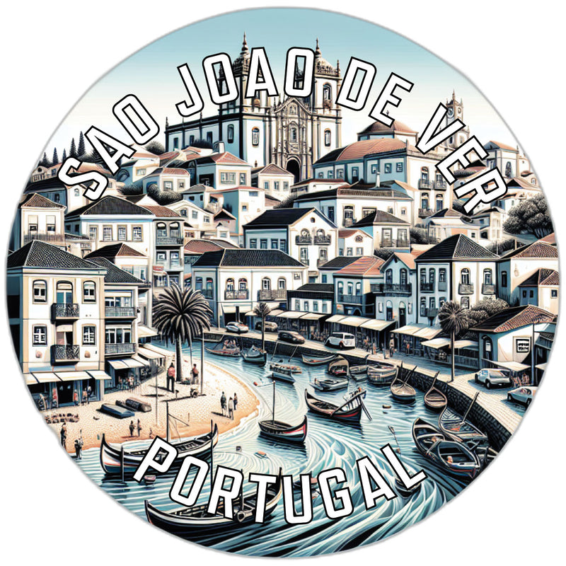 Sao Joao de Ver Portugal Souvenir Die Cut Flat Magnet 6-Inch