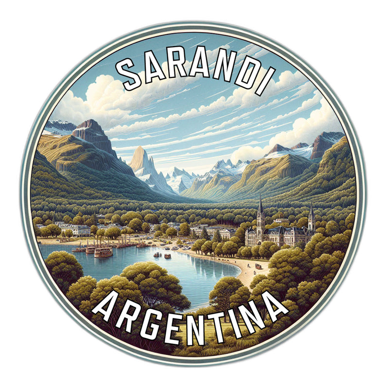 Sarandi Argentina Souvenir Die Cut Flat Magnet 2-Inch