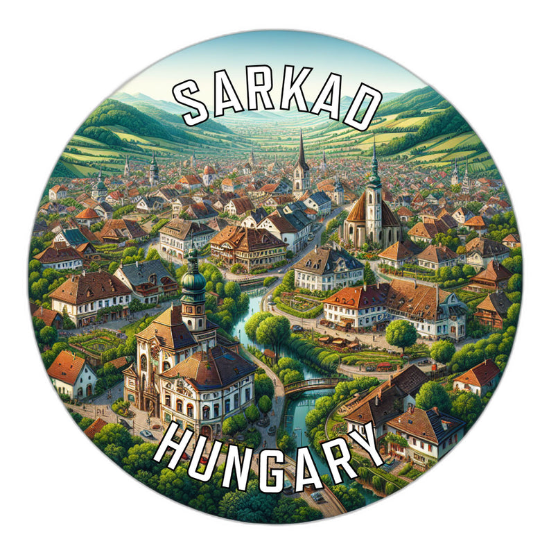 Sarkad Hungary Souvenir Vinyl Decal Sticker 2-Inch