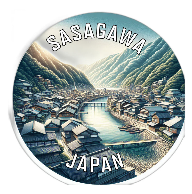 Sasagawa Japan Souvenir Die Cut Flat Magnet 6-Inch