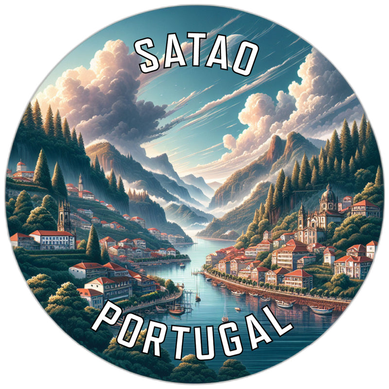 Satao Portugal Souvenir Vinyl Decal Sticker 2-Inch