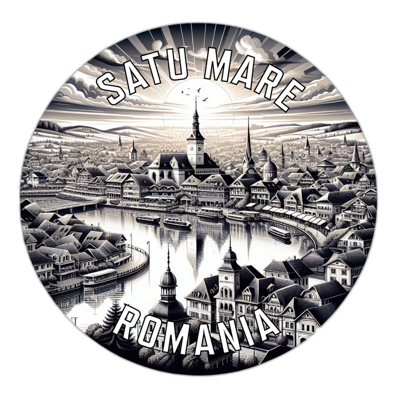 Satu Mare Romania Souvenir Die Cut Flat Magnet 2-Inch