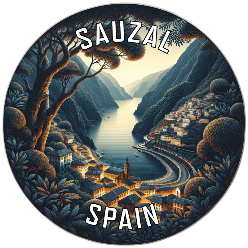 Sauzal Spain Souvenir Vinyl Decal Sticker 6-Inch