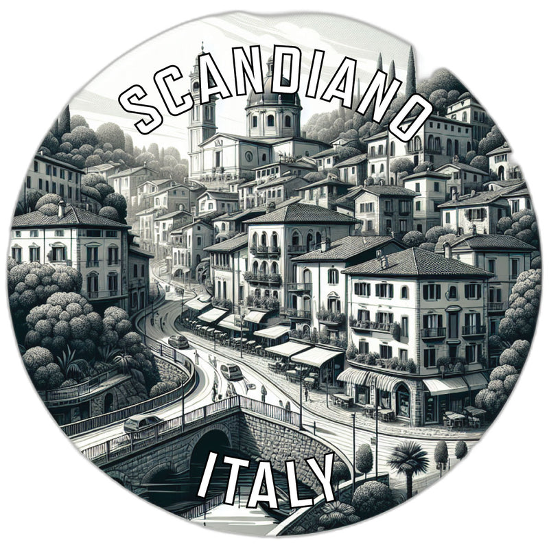 Scandiano Italy Souvenir Die Cut Flat Magnet 6-Inch