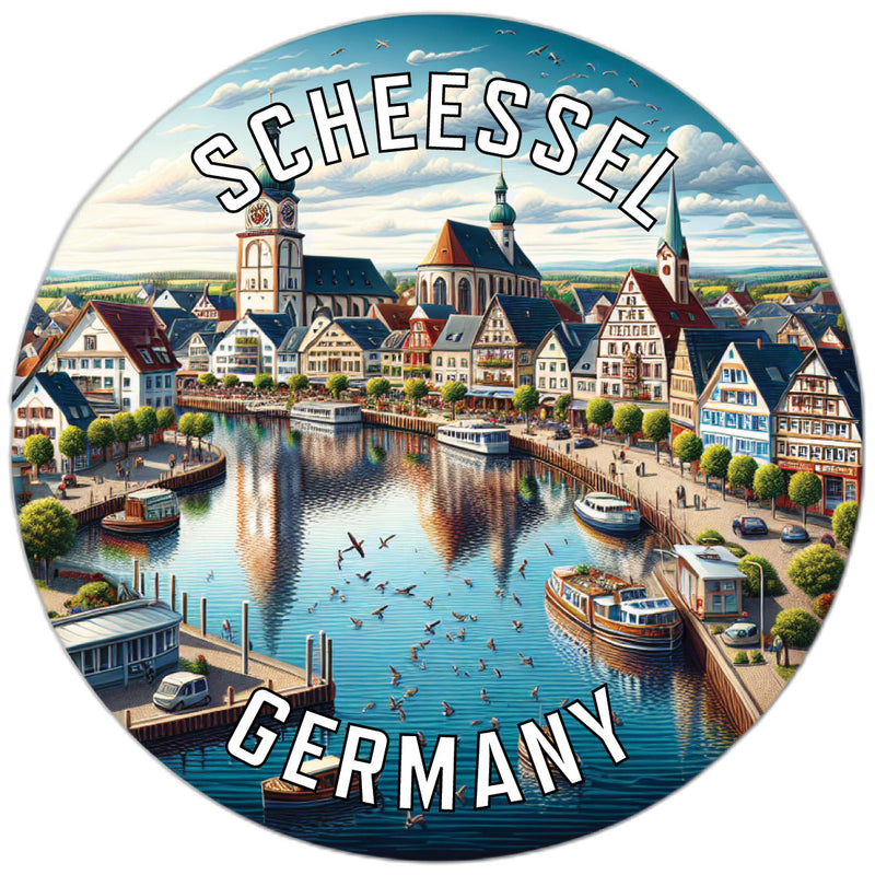 Scheessel Germany Souvenir Vinyl Decal Sticker 2-Inch