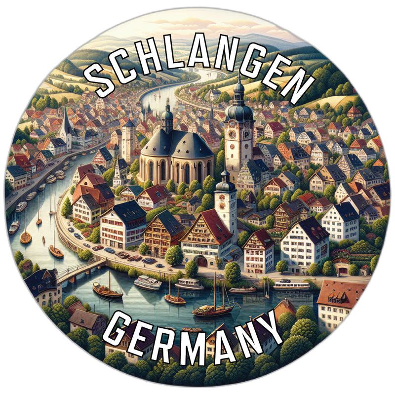 Schlangen Germany Souvenir Die Cut Flat Magnet 2-Inch