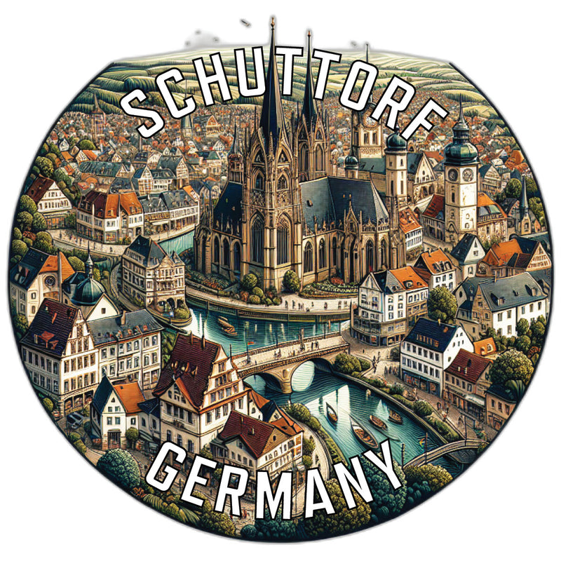 Schuttorf Germany Souvenir Die Cut Flat Magnet 6-Inch