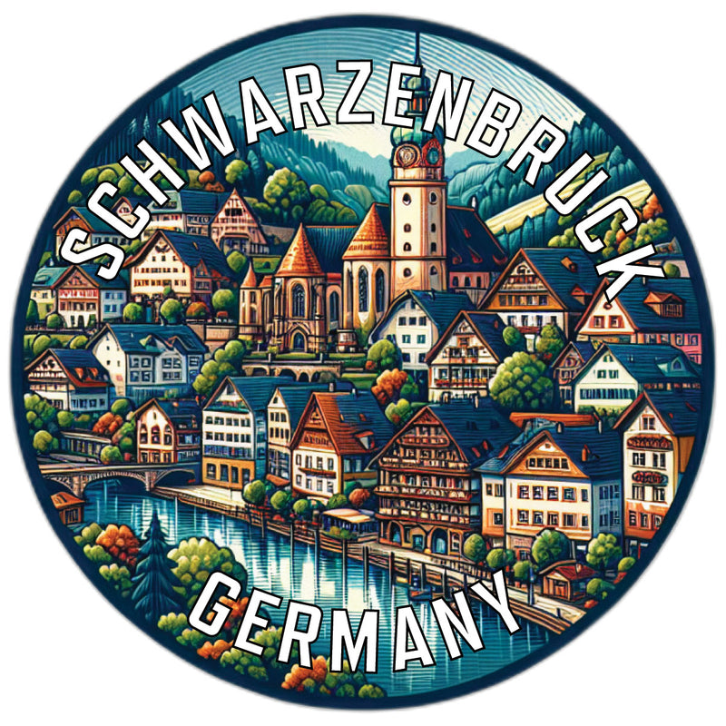 Schwarzenbruck Germany Souvenir Vinyl Decal Sticker 2-Inch