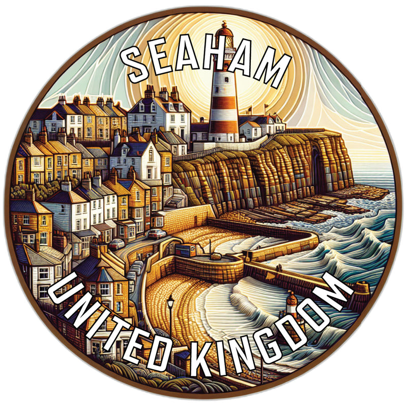 Seaham United Kingdom Souvenir Vinyl Decal Sticker 2-Inch