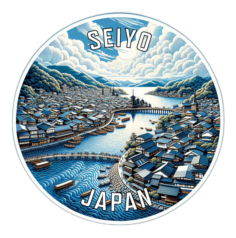 Seiyo Japan Souvenir Vinyl Decal Sticker 2-Inch