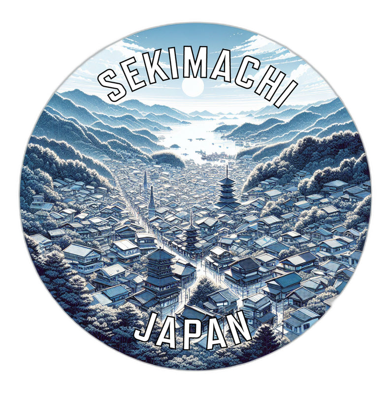 Sekimachi Japan Souvenir Vinyl Decal Sticker 6-Inch