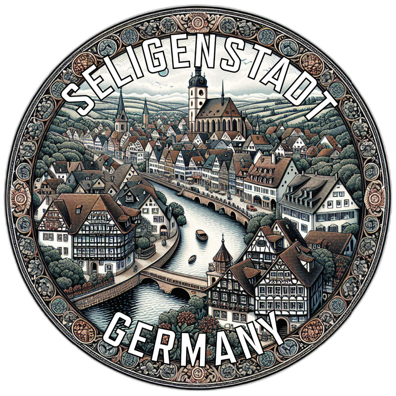 Seligenstadt Germany Souvenir Vinyl Decal Sticker 6-Inch