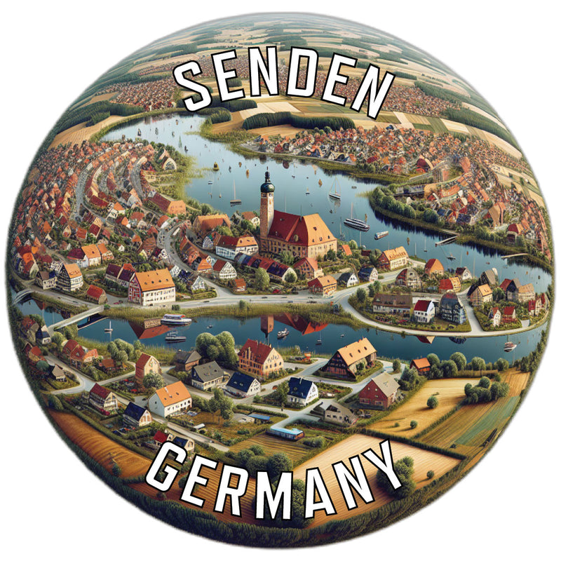 Senden Germany Souvenir Vinyl Decal Sticker 6-Inch