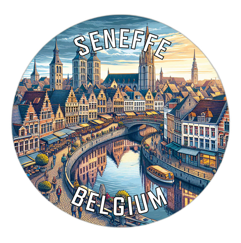 Seneffe Belgium Souvenir Vinyl Decal Sticker 6-Inch
