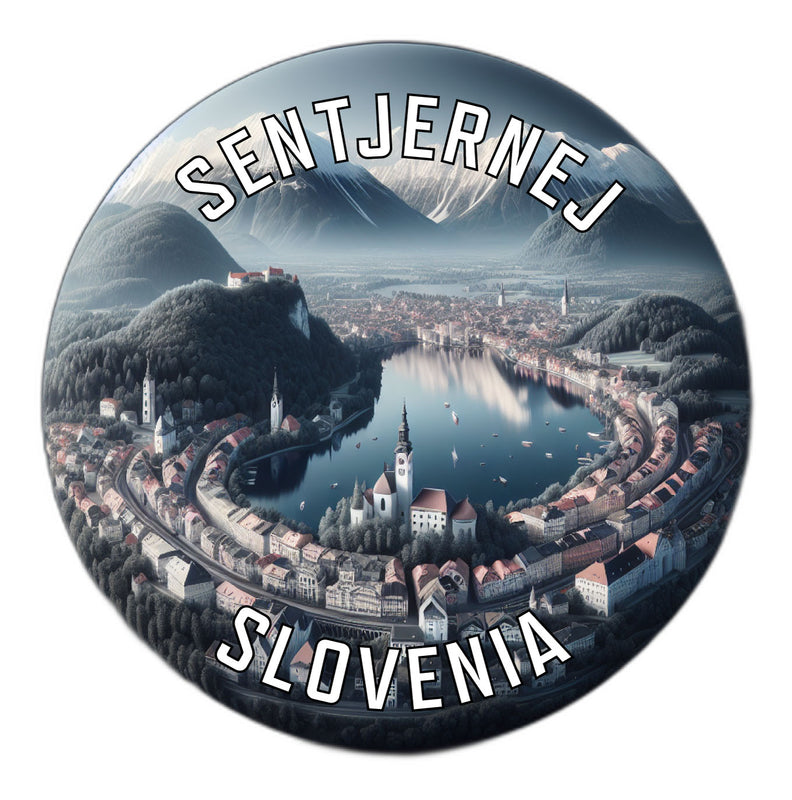 Sentjernej Slovenia Souvenir Vinyl Decal Sticker 2-Inch
