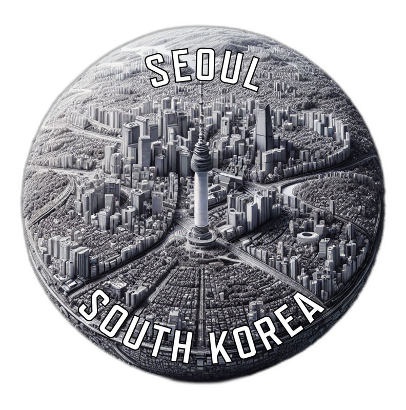 Seoul Korea South Souvenir Vinyl Decal Sticker 2-Inch