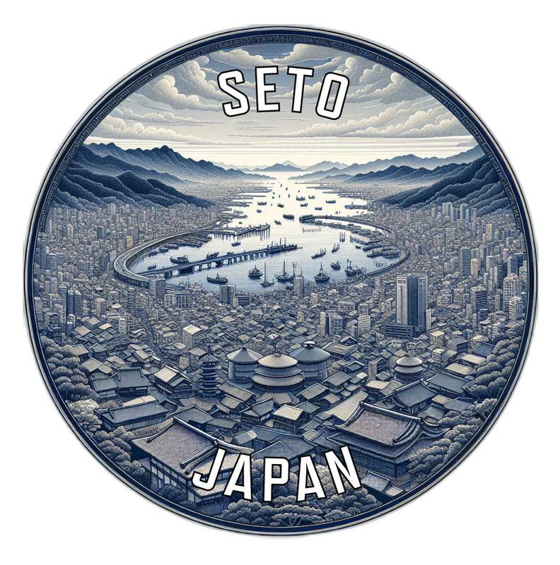 Seto Japan Souvenir Vinyl Decal Sticker 2-Inch