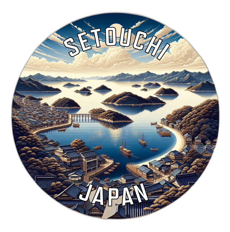 Setouchi Japan Souvenir Vinyl Decal Sticker 2-Inch