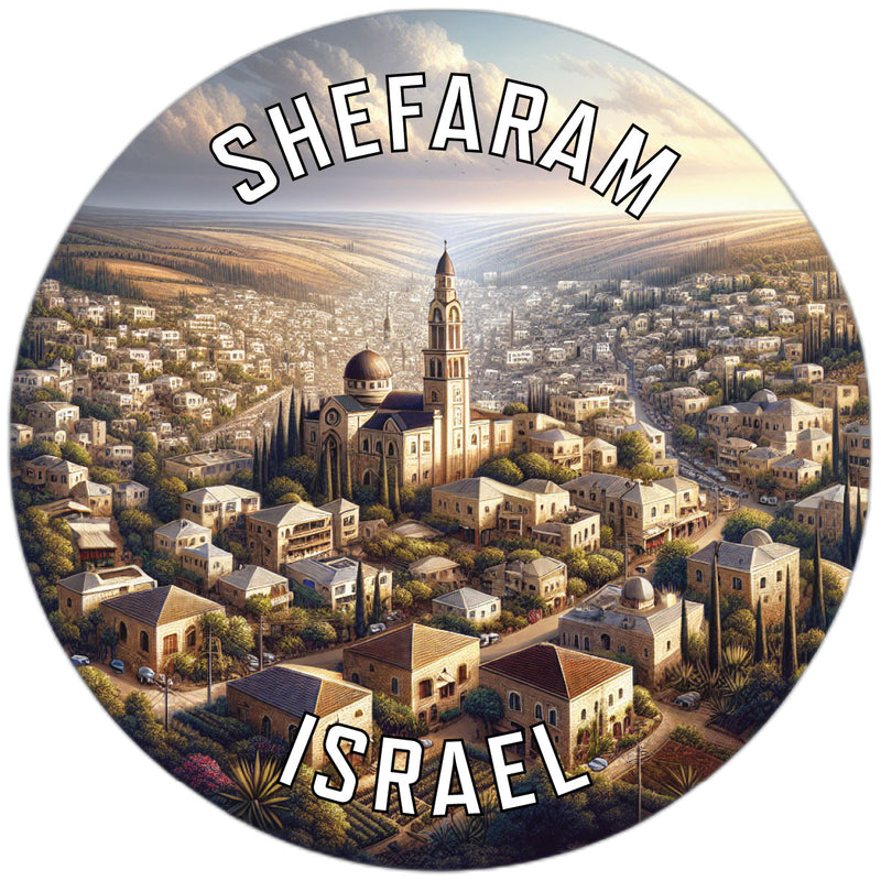 Shefaram Israel Souvenir Vinyl Decal Sticker 2-Inch