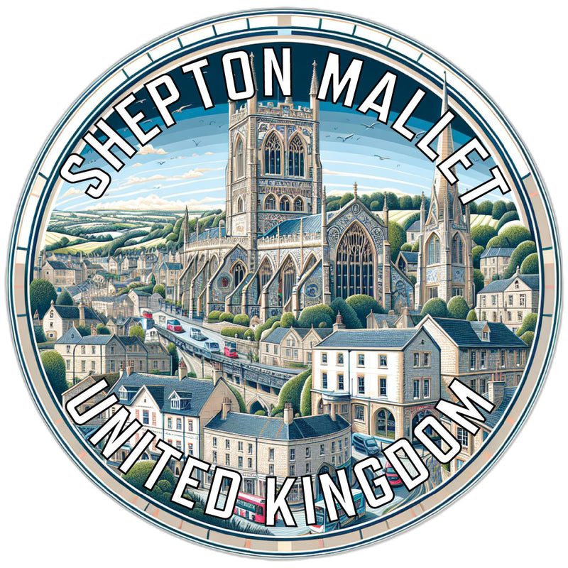 Shepton Mallet United Kingdom Souvenir Die Cut Flat Magnet 2-Inch