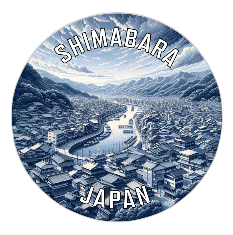 Shimabara Japan Souvenir Vinyl Decal Sticker 2-Inch