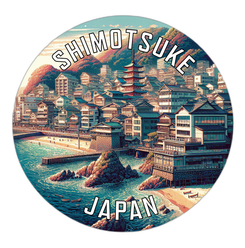 Shimotsuke Japan Souvenir Vinyl Decal Sticker 6-Inch
