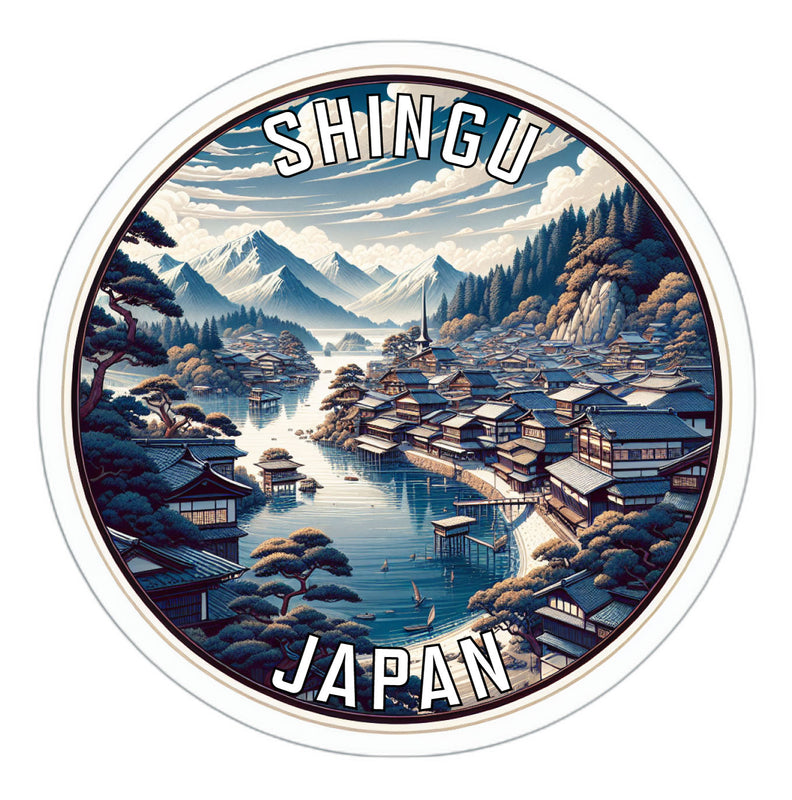 Shingu Japan Souvenir Vinyl Decal Sticker 2-Inch