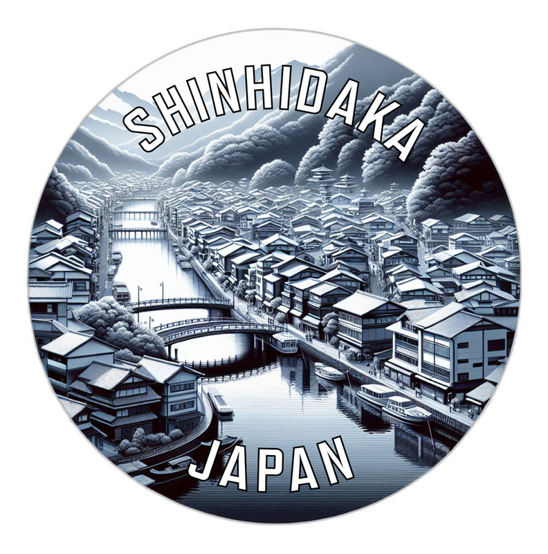 Shinhidaka Japan Souvenir Die Cut Flat Magnet 6-Inch